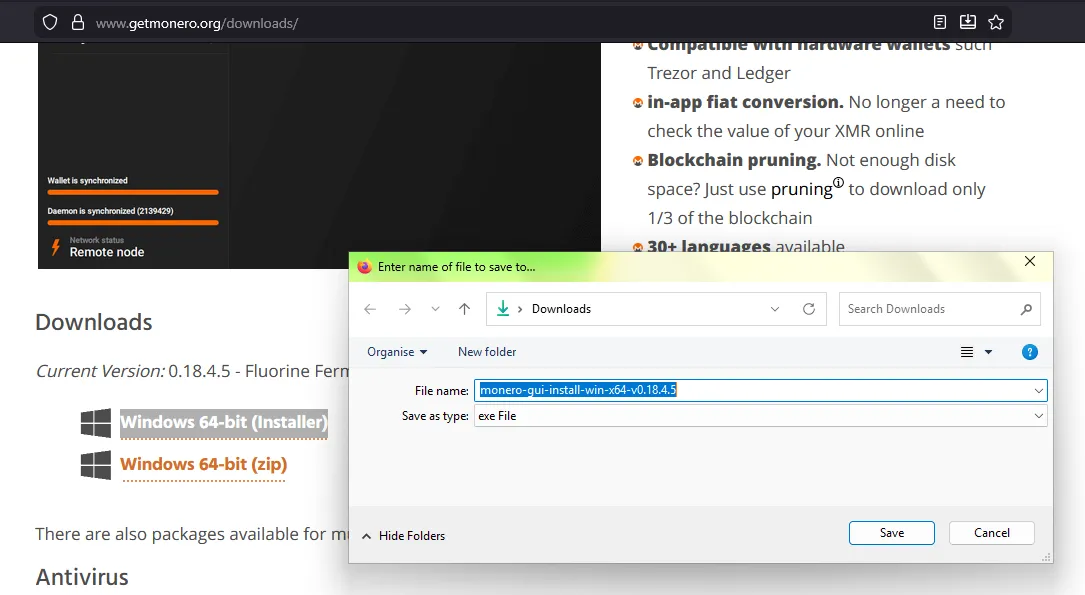 Monero GUI