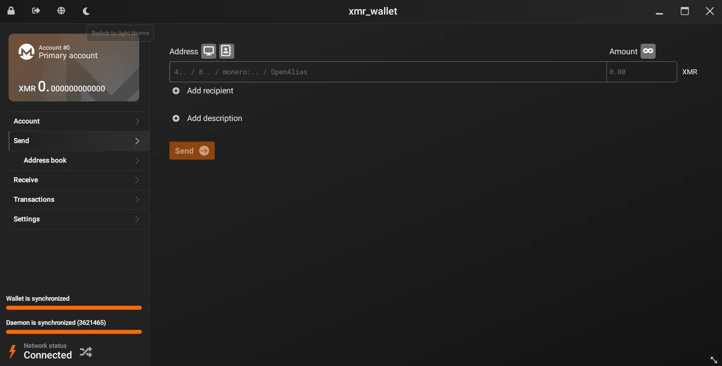 Monero GUI