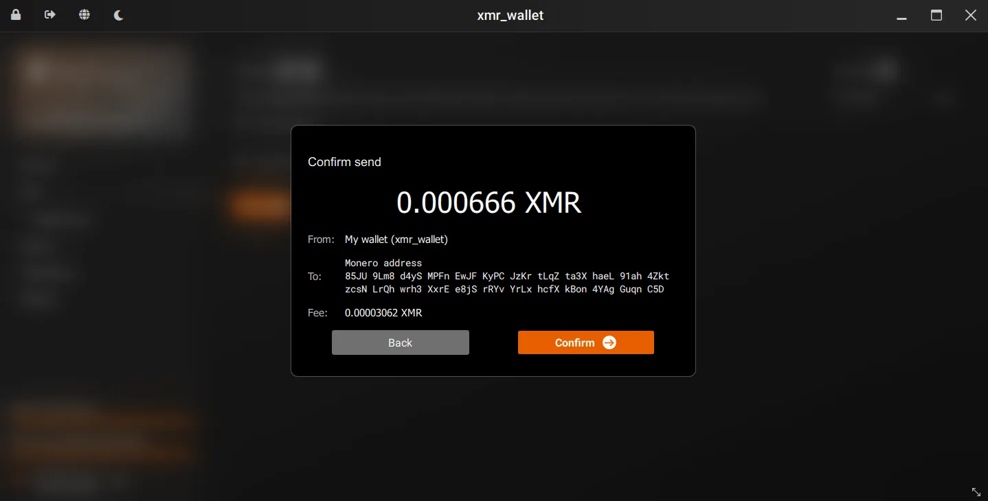Monero GUI