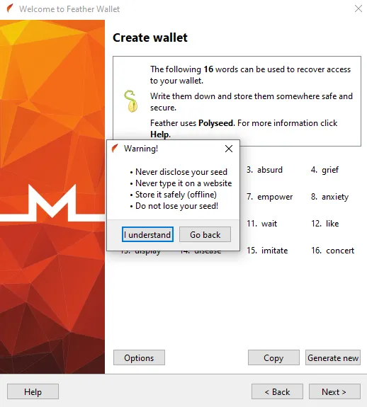 Feather Wallet
